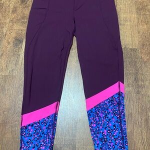Lilly Pulitzer Luxletic Pink and Purple Leggings